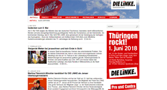 Desktop Screenshot of die-linke-jena.de